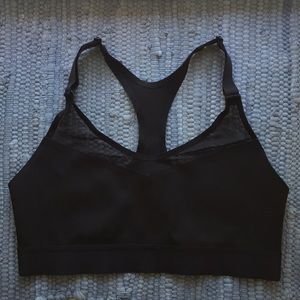 Victoria Sport black mesh sports bra